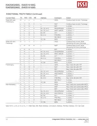 IS45S16160G-7CTLA2 Datasheet Pagina 12