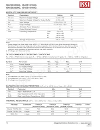 IS45S16160G-7CTLA2數據表 頁面 16