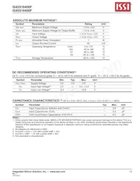 IS45S16400F-7BLA2-TR Datasheet Page 13