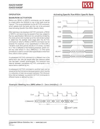 IS45S16400F-7BLA2-TR Datenblatt Seite 21