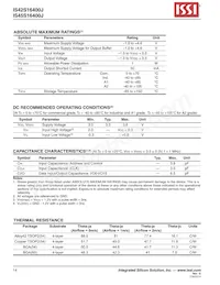 IS45S16400J-6TLA2-TR Datasheet Pagina 14