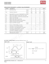 IS45S16400J-6TLA2-TR Datasheet Pagina 17