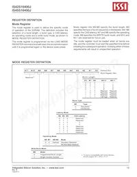 IS45S16400J-6TLA2-TR Datasheet Pagina 19