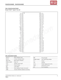 IS45S32400E-7TLA2-TR Datasheet Pagina 3