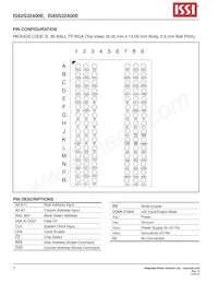 IS45S32400E-7TLA2-TR Datasheet Pagina 4