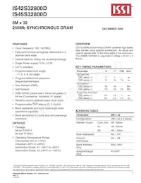 IS45S32800D-7TLA1-TR Datasheet Cover