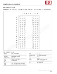 IS45S32800D-7TLA1-TR Datasheet Page 4