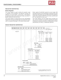 IS45S32800J-6BLA1 Datasheet Page 23