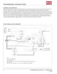 IS46DR16320E-3DBLA2 Datenblatt Seite 2