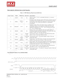 IS49FL004T-33VCE Datasheet Pagina 13