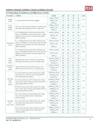 IS49NLC96400-33BLI Datasheet Pagina 7