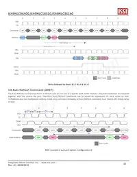 IS49NLC96400-33BLI Datasheet Pagina 22