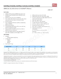 IS49NLS18160-33WBLI Datasheet Copertura