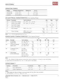 IS61C256AL-12TLI-TR Datenblatt Seite 3