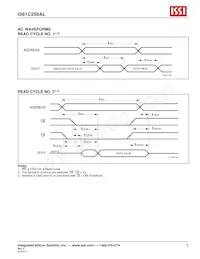 IS61C256AL-12TLI-TR Datasheet Pagina 5