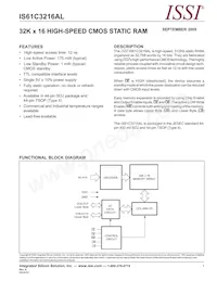 IS61C3216AL-12KLI Datasheet Copertura