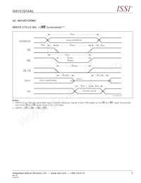 IS61C3216AL-12KLI Datasheet Pagina 9