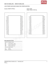 IS61C5128AS-25HLI Datenblatt Seite 3