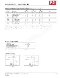 IS61C5128AS-25HLI Datasheet Pagina 7