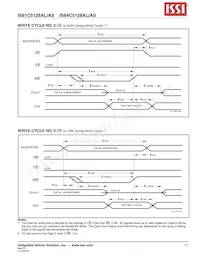 IS61C5128AS-25HLI Datasheet Pagina 11