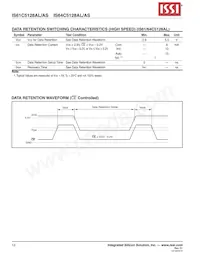 IS61C5128AS-25HLI Datasheet Pagina 12