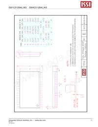 IS61C5128AS-25HLI Datasheet Pagina 17