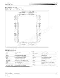 IS61C632A-7TQ-TR Datenblatt Seite 3