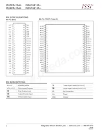 IS61C6416AL-12TI-TR Datenblatt Seite 2