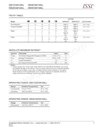 IS61C6416AL-12TI-TR Datasheet Pagina 3