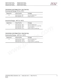 IS61C6416AL-12TI-TR Datenblatt Seite 13