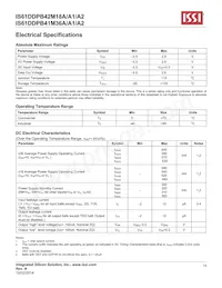 IS61DDPB44M18A-400M3L Datasheet Pagina 15