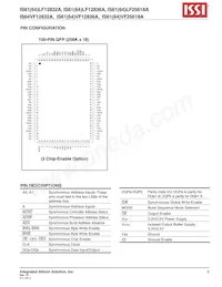 IS61LF12836A-7.5B2I-TR Datenblatt Seite 9