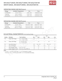 IS61LF12836A-7.5B2I-TR Datenblatt Seite 12