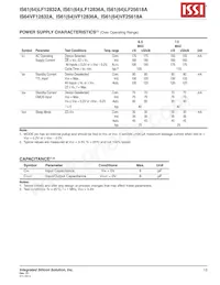 IS61LF12836A-7.5B2I-TR Datenblatt Seite 13