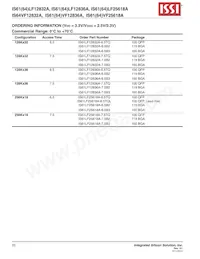 IS61LF12836A-7.5B2I-TR Datenblatt Seite 20