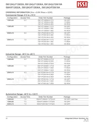 IS61LF12836A-7.5B2I-TR Datasheet Pagina 22