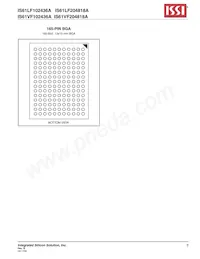 IS61LF204818A-7.5TQLI Datenblatt Seite 3