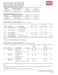 IS61LF204818A-7.5TQLI Datenblatt Seite 10