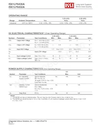 IS61LF6436A-8.5TQI Datasheet Pagina 7