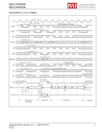 IS61LF6436A-8.5TQI Datasheet Pagina 11