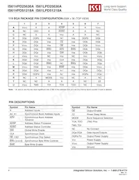 IS61LPD25636A-200TQLI Datasheet Pagina 4