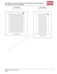 IS61LPS25636A-200B2I-TR Datenblatt Seite 3