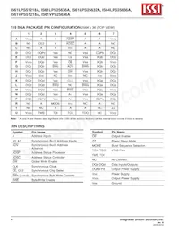 IS61LPS25636A-200B2I-TR Datenblatt Seite 4