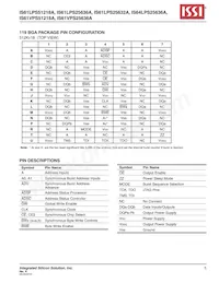 IS61LPS25636A-200B2I-TR Datenblatt Seite 5