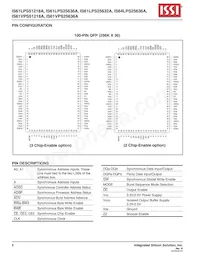 IS61LPS25636A-200B2I-TR Datenblatt Seite 8