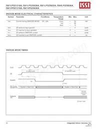 IS61LPS25636A-200B2I-TR Datasheet Pagina 20