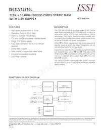 IS61LV12816L-10LQI-TR Datasheet Cover