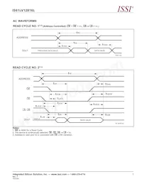 IS61LV12816L-10LQI-TR Datenblatt Seite 7