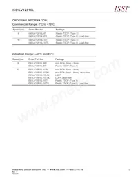 IS61LV12816L-10LQI-TR Datasheet Pagina 13