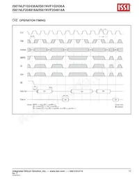 IS61NLF102436A-7.5TQLI-TR數據表 頁面 15